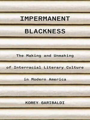 cover image of Impermanent Blackness